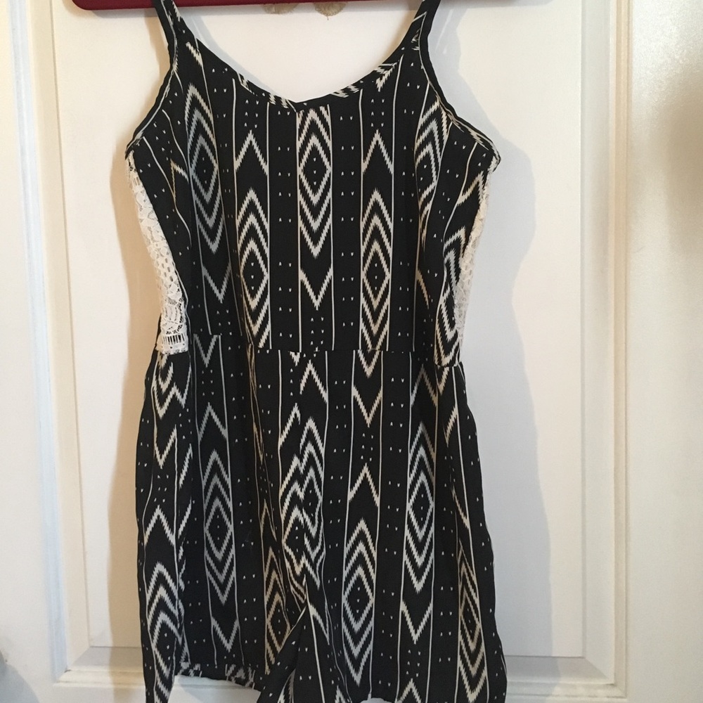 Beautiful Cream Patterned Onesie